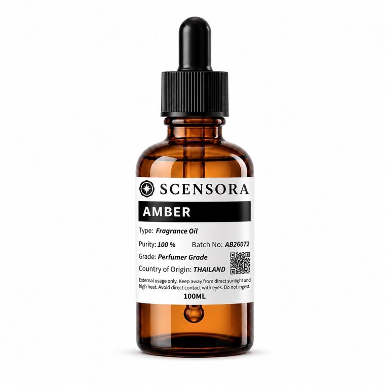 Amber fragrance oil