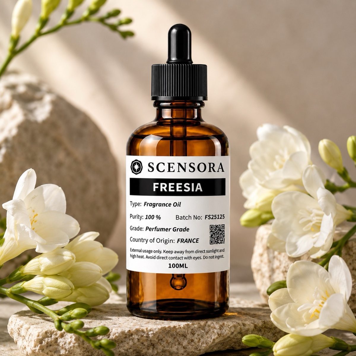 Scensora Freesia fragrance oil, perfumer-grade, 100ml to 5kg
