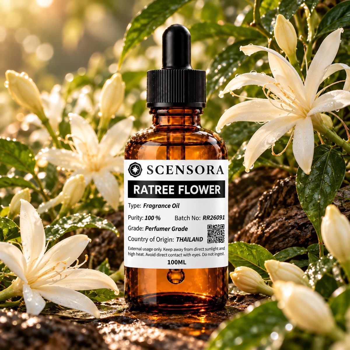 Scensora Ratree fragrance oil, perfumer-grade, 100ml to 5kg