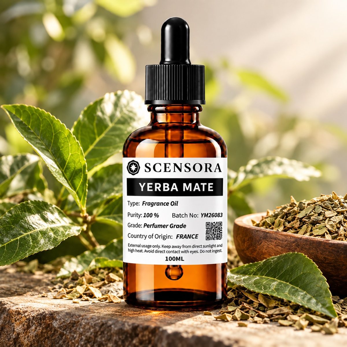 Scensora Yerba Mate fragrance oil, perfumer-grade, 100ml to 5kg