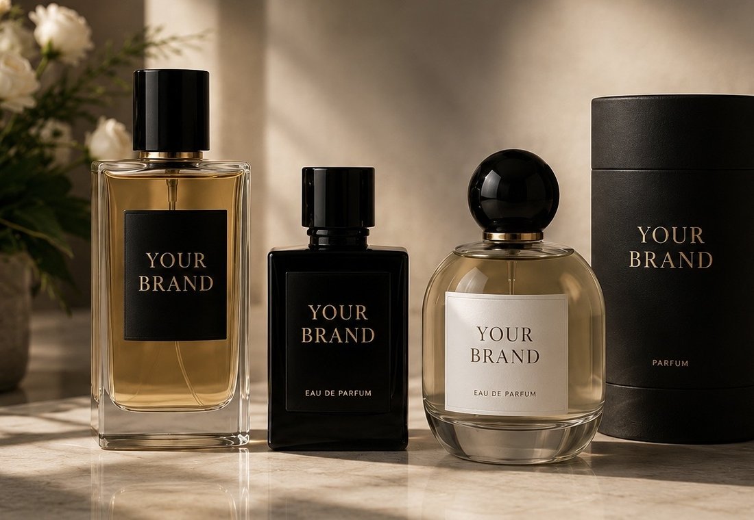 Private label process: sampling and refining the fragrance